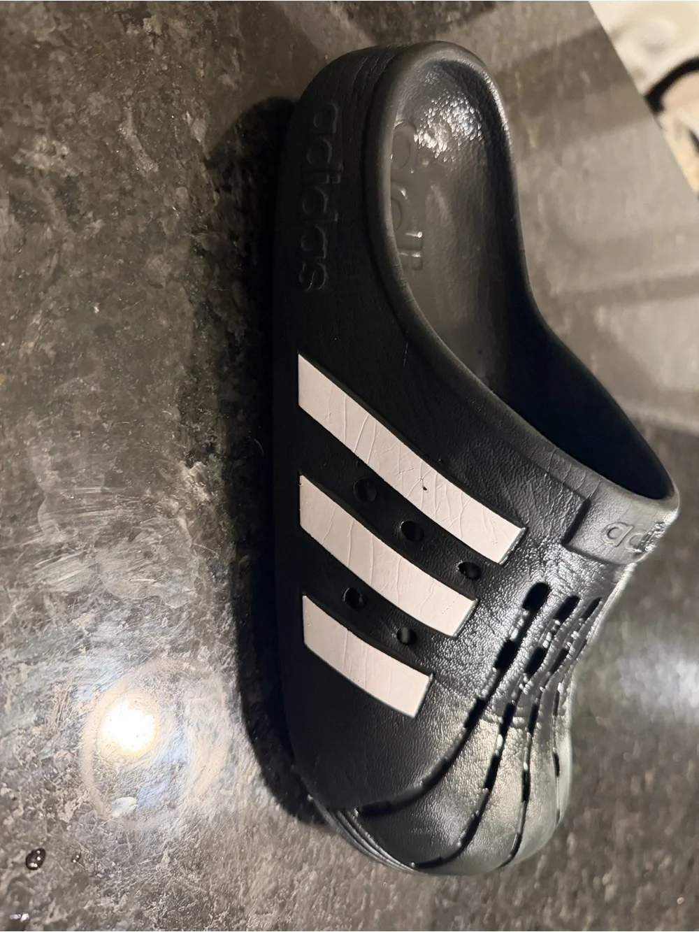 adidas slip clogs